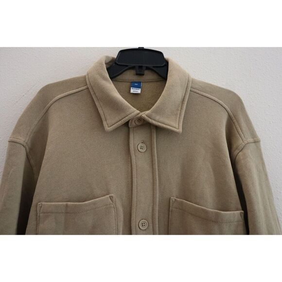 Old Navy 808189-00 Women's Sz 2X Sliced Bread/Beige Fleece Tunic Shacket - Picture 4 of 9